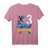 Kinder 3rd Birthday Shirt - Dinosaurier T-Rex Geburtstagsshirt für kleine Geburtstagskinder, Jungen & Mädchen, Party Outfit für 3 Jahre