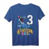 Kinder 3rd Birthday Shirt - Dinosaurier T-Rex Geburtstagsshirt für kleine Geburtstagskinder, Jungen & Mädchen, Party Outfit für 3 Jahre
