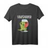Vinodino Wein Cherie Saufi Saufi T-Rex Dinosaurier T-Shirt – Lustiges Weinliebhaber-Design für Dino- und Wein-Fans
