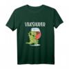 Vinodino Wein Cherie Saufi Saufi T-Rex Dinosaurier T-Shirt – Lustiges Weinliebhaber-Design für Dino- und Wein-Fans