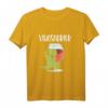 Vinodino Wein Cherie Saufi Saufi T-Rex Dinosaurier T-Shirt – Lustiges Weinliebhaber-Design für Dino- und Wein-Fans