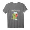 Vinodino Wein Cherie Saufi Saufi T-Rex Dinosaurier T-Shirt – Lustiges Weinliebhaber-Design für Dino- und Wein-Fans