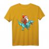 Santa Riding Dinosaurier T Rex - Lustiges Weihnachtshemd für Kinder, Dinosaurierliebhaber und Familiengeschenke für Weihnachten