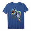 Jurassic World Rainbow T-Rex Portrait T-Shirt - Offiziell lizenziertes Dinosaurier Fanshirt