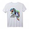 Jurassic World Rainbow T-Rex Portrait T-Shirt - Offiziell lizenziertes Dinosaurier Fanshirt