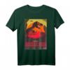 Jurassic Park Welcome T-Rex Sunset T-Shirt - Lizenziertes Dinosaurier Fanshirt für Jurassic Park Fans