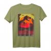 Jurassic Park Welcome T-Rex Sunset T-Shirt - Lizenziertes Dinosaurier Fanshirt für Jurassic Park Fans