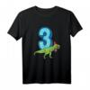 3. Geburtstag T-Shirt mit Dino T-Rex und Zahl 3 – Perfektes Geschenk für Dino-Fans und kleine Abenteurer
