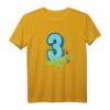 3. Geburtstag T-Shirt mit Dino T-Rex und Zahl 3 – Perfektes Geschenk für Dino-Fans und kleine Abenteurer