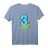 3. Geburtstag T-Shirt mit Dino T-Rex und Zahl 3 – Perfektes Geschenk für Dino-Fans und kleine Abenteurer