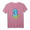 3. Geburtstag T-Shirt mit Dino T-Rex und Zahl 3 – Perfektes Geschenk für Dino-Fans und kleine Abenteurer