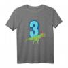 3. Geburtstag T-Shirt mit Dino T-Rex und Zahl 3 – Perfektes Geschenk für Dino-Fans und kleine Abenteurer