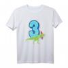 3. Geburtstag T-Shirt mit Dino T-Rex und Zahl 3 – Perfektes Geschenk für Dino-Fans und kleine Abenteurer