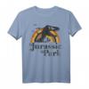 Jurassic Park T-Rex Sunset T-Shirt - Offiziell Lizenzierte Dinosaurier Kleidung für Fans