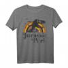 Jurassic Park T-Rex Sunset T-Shirt - Offiziell Lizenzierte Dinosaurier Kleidung für Fans