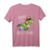 Lustiges Dinosaurier T-Rex Strand T-Shirt für den Urlaub – Buntes Dino Design für Kinder, perfekt für Sommer, Strand und Ferien