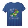 Lustiges Dinosaurier T-Rex Strand T-Shirt für den Urlaub – Buntes Dino Design für Kinder, perfekt für Sommer, Strand und Ferien