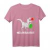 Wassermelone Dinosaurier Melonen T-Rex T-Shirt - Lustiges Sommerfrucht Dino Design für Obstliebhaber, Veganer & Dinosaurierfans