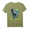 Jurassic World T-Rex T-Shirt in Blau und Grün - Offiziell lizenziert für Dino-Fans und Dinosaurier Enthusiasten