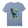 Jurassic World T-Rex T-Shirt in Blau und Grün - Offiziell lizenziert für Dino-Fans und Dinosaurier Enthusiasten