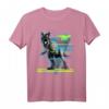 Jurassic World T-Rex T-Shirt in Blau und Grün - Offiziell lizenziert für Dino-Fans und Dinosaurier Enthusiasten