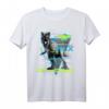 Jurassic World T-Rex T-Shirt in Blau und Grün - Offiziell lizenziert für Dino-Fans und Dinosaurier Enthusiasten