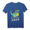 Kinder Schulkind 2020 Jungen Dino T-Rex Einschulung T-Shirt - Buntes Geschenk für den ersten Schultag & Dinosaurier Fans