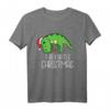 T-Rex Hates Christmas Meme Dinosaurier Weihnachts-T-Shirt – Lustiges Geschenk für Dinosaurier- und Meme-Liebhaber zu Weihnachten