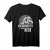 Ich wünschte Du wärst hier - Lustiges T-Rex Sarkasmus T-Shirt für Humor und Geschenkideen zu Geburtstag & Weihnachten