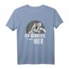 Ich wünschte Du wärst hier - Lustiges T-Rex Sarkasmus T-Shirt für Humor und Geschenkideen zu Geburtstag & Weihnachten