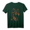 HapOwl T-Rex Orange Glow Roaring T-Shirt - Lustiges Dinosaurier Shirt für den besonderen Tag