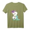 Kinder Dinosaurier T-Shirt zum 3. Geburtstag - Witziges Dino-Outfit für Mädchen und Jungen, perfekt als Geburtstagsgeschenk für T-Rex Fans