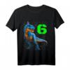 Kinder T Rex Dino 6. Geburtstag T-Shirt – Lustiges Design für Jungen & Mädchen, ideales Geschenk zum Geburtstag & Weihnachten
