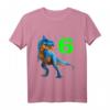 Kinder T Rex Dino 6. Geburtstag T-Shirt – Lustiges Design für Jungen & Mädchen, ideales Geschenk zum Geburtstag & Weihnachten