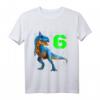 Kinder T Rex Dino 6. Geburtstag T-Shirt – Lustiges Design für Jungen & Mädchen, ideales Geschenk zum Geburtstag & Weihnachten