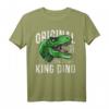 Original King Dino Dinosaurier T-Rex T-Shirt – Cooles Dinosaurier-Design für Kinder, perfekt für Weihnachten, Thanksgiving & Neujahr