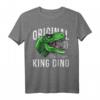 Original King Dino Dinosaurier T-Rex T-Shirt – Cooles Dinosaurier-Design für Kinder, perfekt für Weihnachten, Thanksgiving & Neujahr