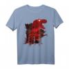 Jurassic Park T-Rex Red Safari Collage T-Shirt - Offiziell lizenzierte Dinosaurier Bekleidung für Fans
