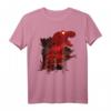 Jurassic Park T-Rex Red Safari Collage T-Shirt - Offiziell lizenzierte Dinosaurier Bekleidung für Fans