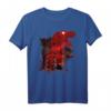 Jurassic Park T-Rex Red Safari Collage T-Shirt - Offiziell lizenzierte Dinosaurier Bekleidung für Fans