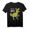 Tree Rex Dinosaur Christmas Santa Shirt - Lustiges T-Rex Weihnachts-Shirt für Kinder, Männer und Frauen, Perfekt als Geschenk für Dinosaurier- und Santa-Fans