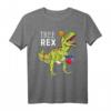 Tree Rex Dinosaur Christmas Santa Shirt - Lustiges T-Rex Weihnachts-Shirt für Kinder, Männer und Frauen, Perfekt als Geschenk für Dinosaurier- und Santa-Fans