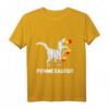 Pommes Frites Dinosaurier T-Shirt - Lustiges Dino Design für Fastfood-Liebhaber & Gastro-Fans