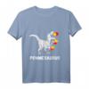 Pommes Frites Dinosaurier T-Shirt - Lustiges Dino Design für Fastfood-Liebhaber & Gastro-Fans
