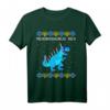 Menorasaurus Rex Hässliches Chanukka Dinosaurier T-Rex T-Shirt – Lustiges Feiertagsgeschenk für Familie und Dinosaurier-Fans