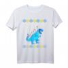 Menorasaurus Rex Hässliches Chanukka Dinosaurier T-Rex T-Shirt – Lustiges Feiertagsgeschenk für Familie und Dinosaurier-Fans