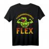 Tyrannosaurus Flex Funny Gym Workout Pun T-Rex T-Shirt – Lustiges Fitness-Shirt für Dino- und Gewichtheber-Fans
