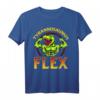Tyrannosaurus Flex Funny Gym Workout Pun T-Rex T-Shirt – Lustiges Fitness-Shirt für Dino- und Gewichtheber-Fans