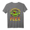 Tyrannosaurus Flex Funny Gym Workout Pun T-Rex T-Shirt – Lustiges Fitness-Shirt für Dino- und Gewichtheber-Fans