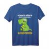 Dinosaurier Konnte Hände nicht waschen T-Rex T-Shirt – Lustiges Dino Spruchshirt für Kinder und Erwachsene als Geschenkidee zu Geburtstag & Weihnachten